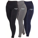 Kit com 3 Calças Legging Femininas Suplex Los Angeles – Conforto, Estilo e Modelagem Perfeita