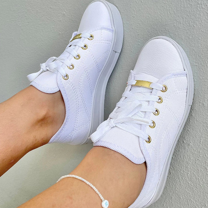 Tênis Casual Feminino Leve e Confortável – Sapatênis de Calce Fácil com Envio Imediato