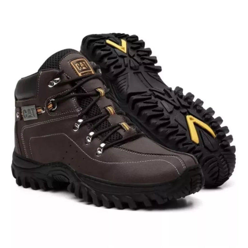 Kit Botina Caterpillar Masculina Adventure Impermeável – Bota de Trilha