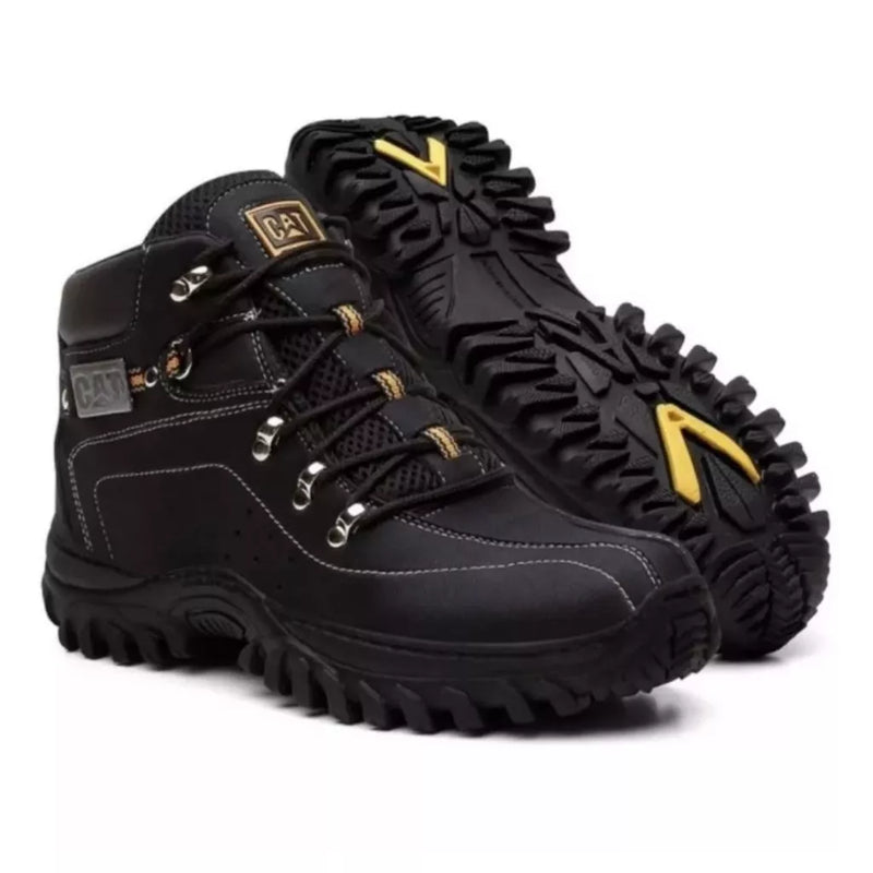 Kit Botina Caterpillar Masculina Adventure Impermeável – Bota de Trilha